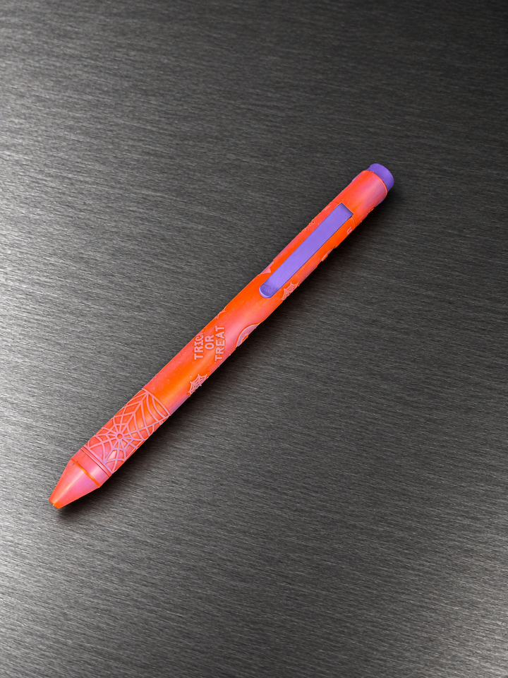 2026 Trick or Treat Pen in Purple & Orange Distressed Cerakote | Nottingham Tactical