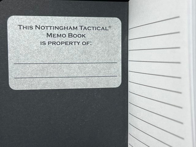 NTI Notebook - product image 2 | Nottingham Tactical